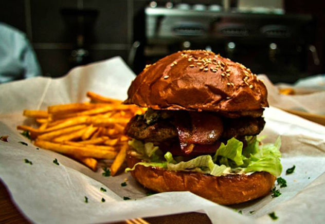 Burger and fries at Jerry's Burger Bar in Observatory. Photo courtesy of the restaurant
