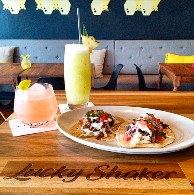 The tacos at Lucky Shaker. Photo courtesy of the restaurant.