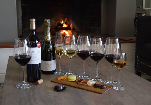 The winter wine pairing at Stellenbosch Vineyards. Photo supplied. 