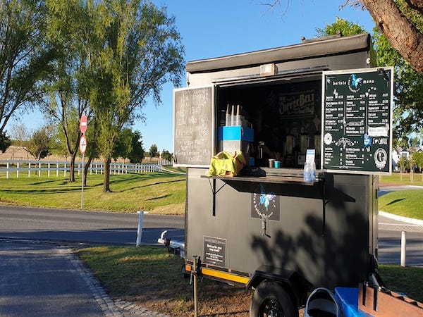 Blue Butterfly Mobile Coffee