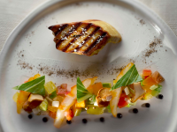 Foie gras dish at Etincelles