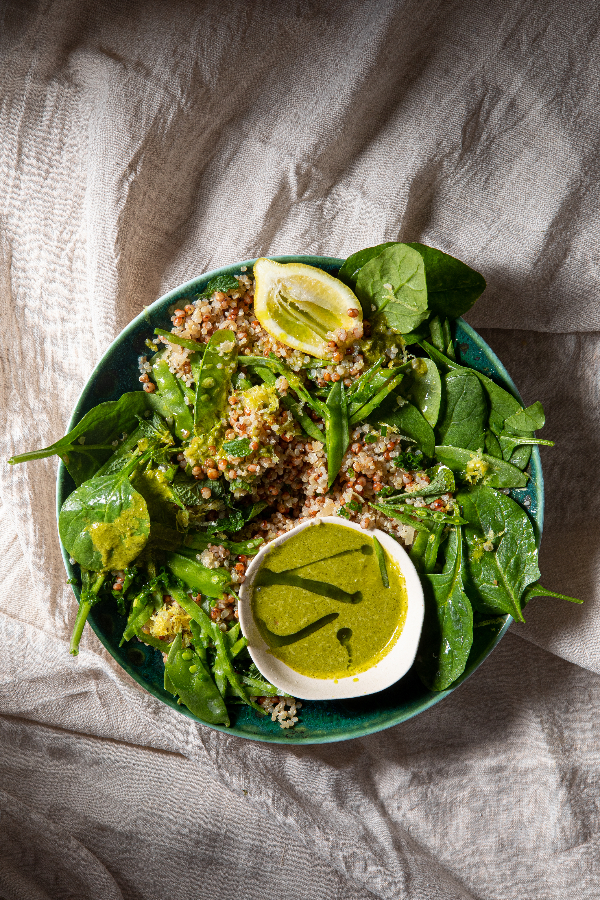 sorghum salad